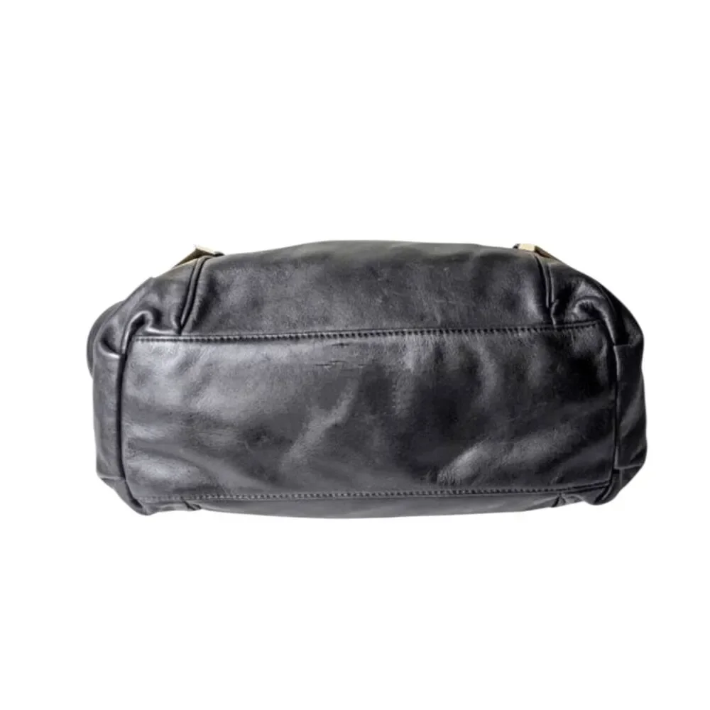 MICHAEL KORS Beverly Drawstring Black Leather Hobo Bag - Picture 6 of 10